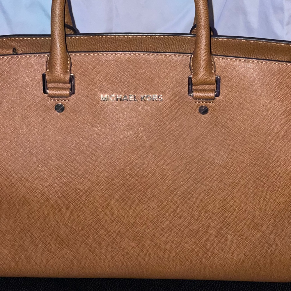 Michael Kors Brown Satchel Bag